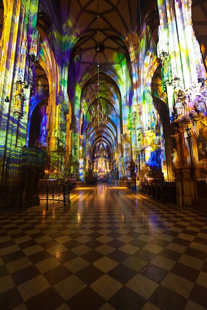 Interior of St. Stephen’s Cathedral in Vienna