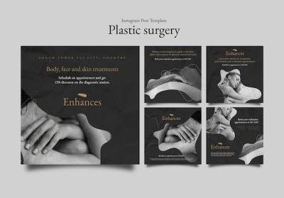 Flat Design Plastic Surgery Template