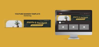 Flat Design Gardening Template