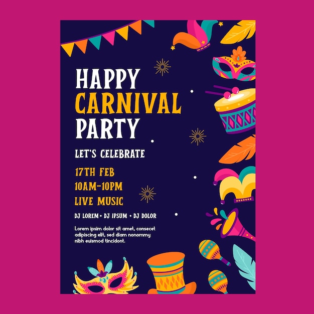 Carnival Template Design – Free Download