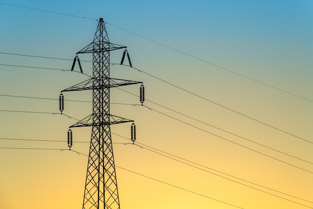 Electric Tower During Sunset – Free Download