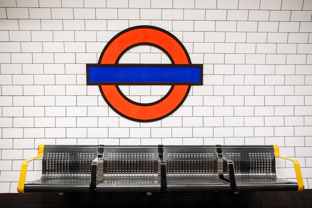 London Underground Tube Train Station