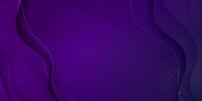 Dark Purple Business Abstract Banner Background with Fluid Gradient Wavy Shapes Vector Design Post