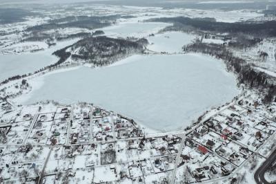 Aerial View of Village – Free Stock Photo Download