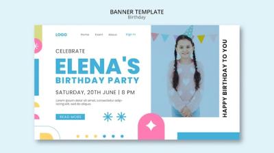 Birthday Template Design – Free Download