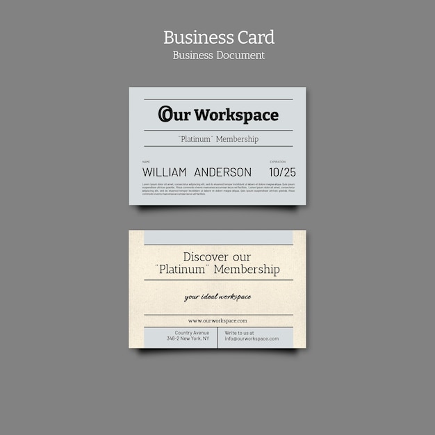 Business Document Banner Design Template