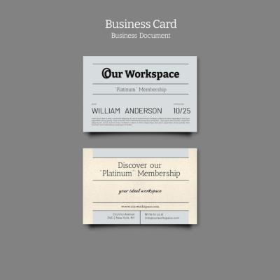 Business Document Banner Design Template