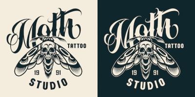 Vintage Tattoo Studio Badge Free Download