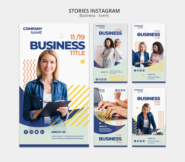 Business Woman Instagram Stories Template