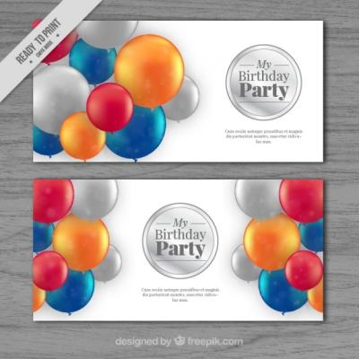 Stylish Birthday Invitations – Free Download