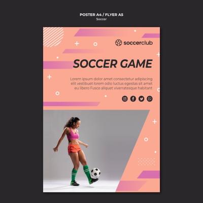 Football Poster Template: Free Download