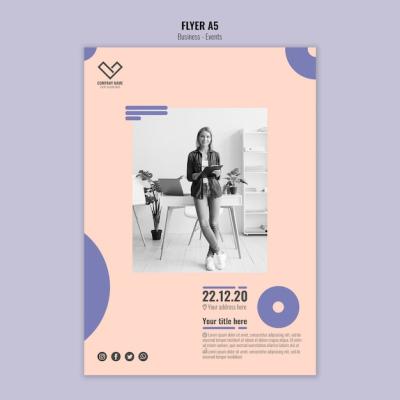 Business Flyer Template Concept