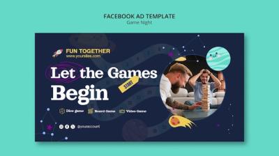 Game Night Template Design