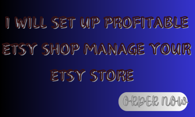 Setup Profitable Etsy Store Shopify Print On Demand Dropshipping Store