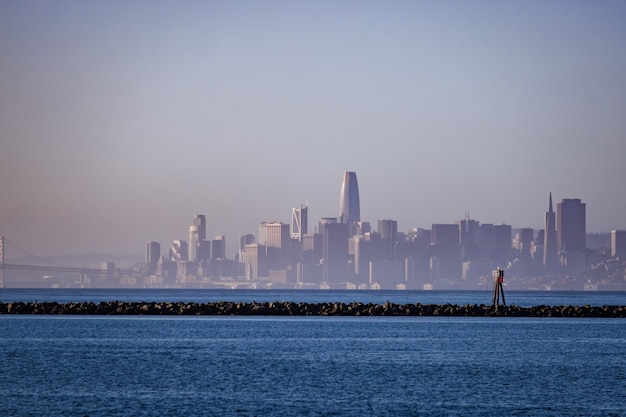 City Skyline Across Body of Water During Daytime – Free Download