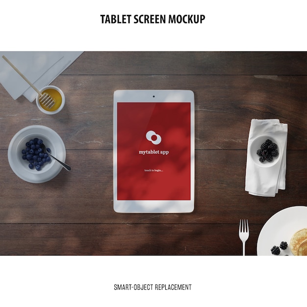 Tablet Screen Mockup Free Download