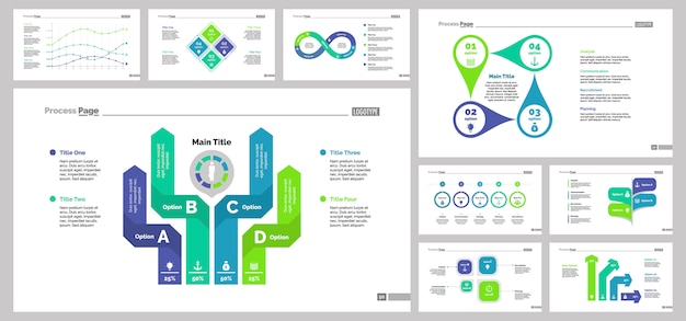 Business Slide Templates Set