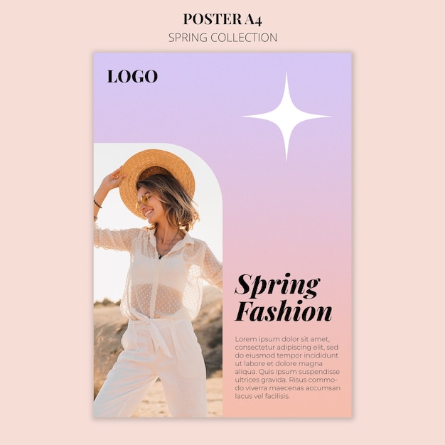 Spring Collection Template Design