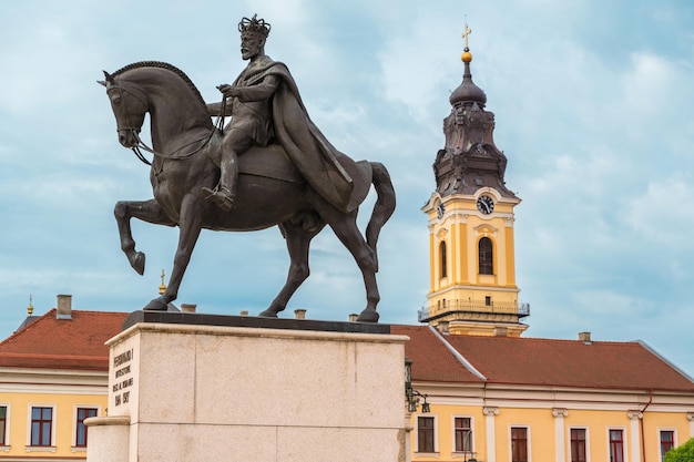 King Ferdinand I Statue in Oradea Romania – Free Stock Photo