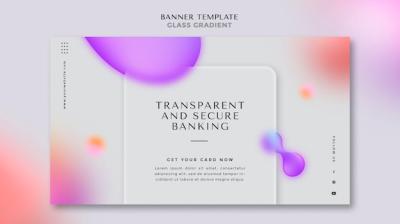 Banner Template for Transparent and Safe Banking