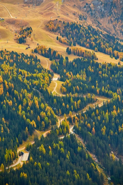 Italian Dolomites on an Autumn Day