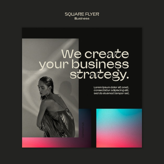 Gradient Business Template Design