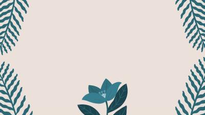 Blue floral copy space mobile wallpaper vector