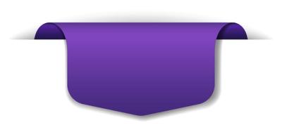 Vector Templates: Violet Banner Design on White Background