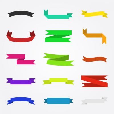 Colorful Ribbon Set – Free Download