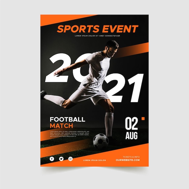 Sporting Event Poster Template – Free Download