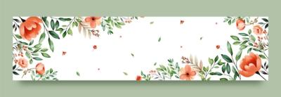 Botanical Wedding Twitch Banner