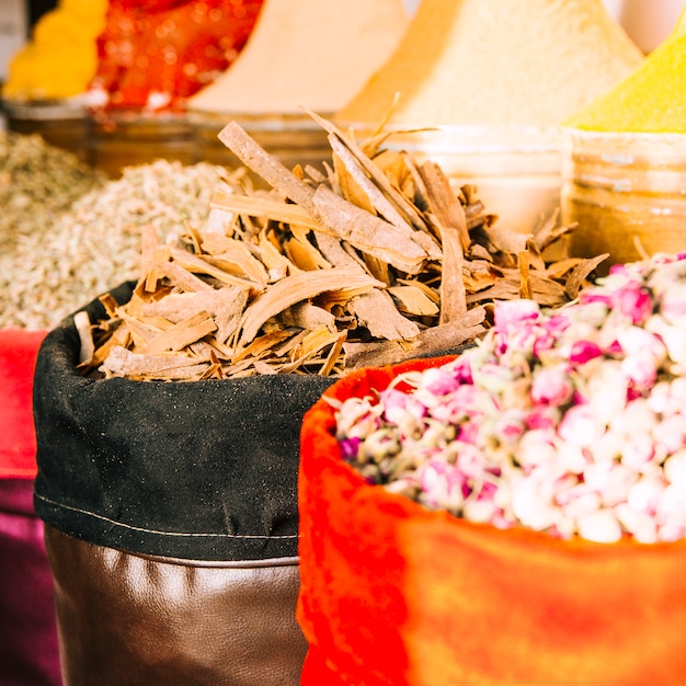 Spices on market in Marrakech – Free Stock Photo for Download