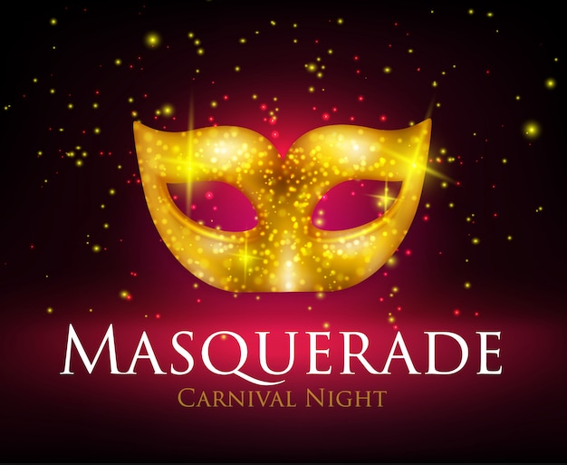 Vector Masquerade Mask Background