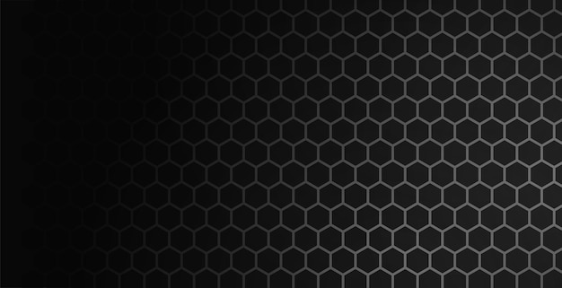 Abstract Hexagonal Pattern Dark Backdrop for Cyber Connection