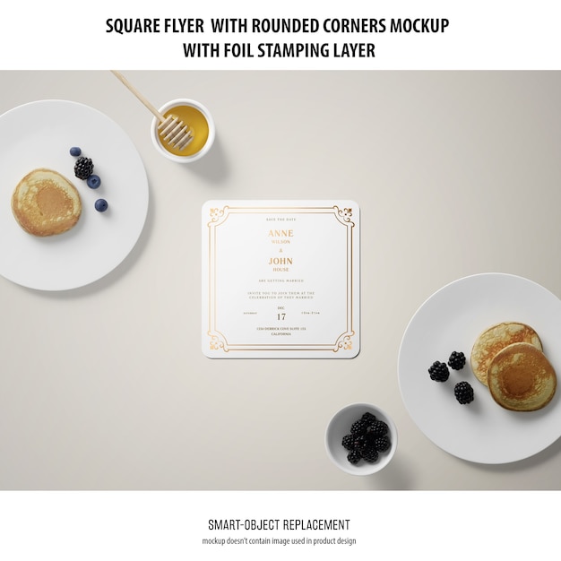 Square Flyer Mockup