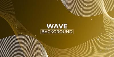 Wave Pattern Caramel Brown Gradient Colour Multipurpose Abstract Background Banner