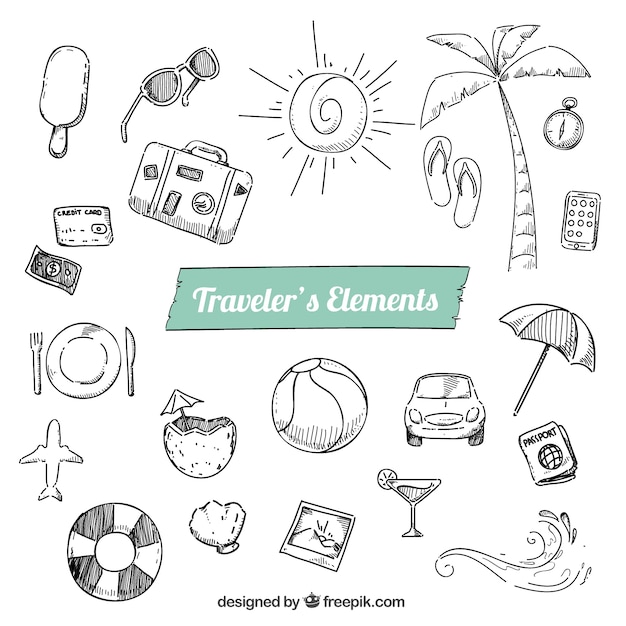 Traveler Elements Pack for Sketching