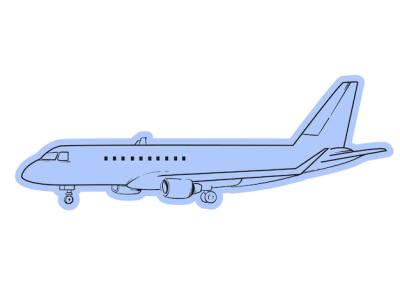 Vector Templates: Download Hand Drawn Airplane Outline Illustration for Free