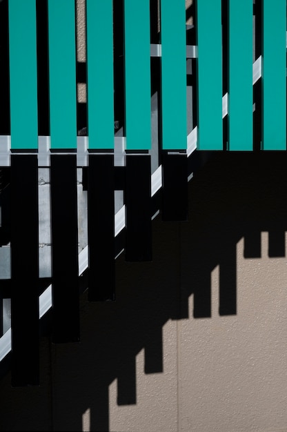 Abstract City Building Shadows