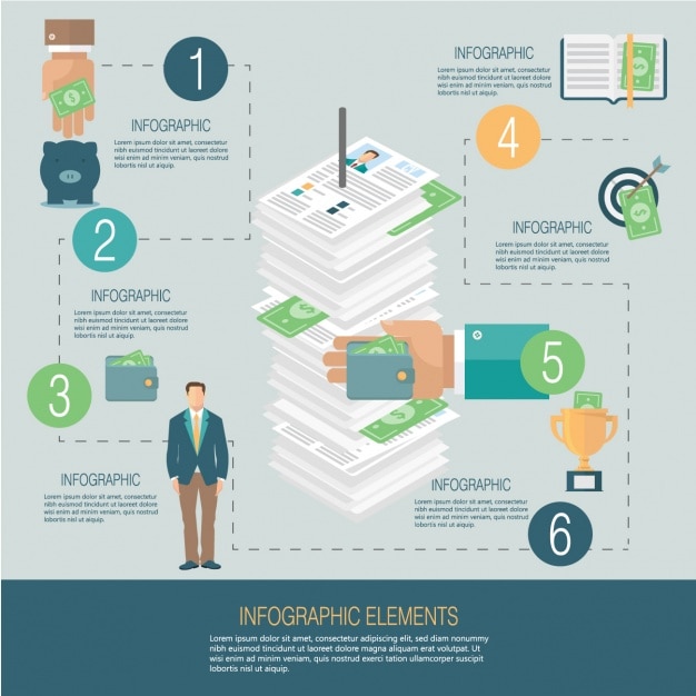 Business Infographic Template for Free Download