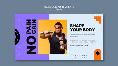 Sport Concept Facebook Template – Free Download