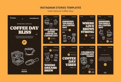 International Coffee Day Instagram Stories