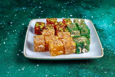 Traditional Turkish Delight and Oriental Sweets