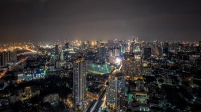 Top View of Bangkok, Capital of Thailand