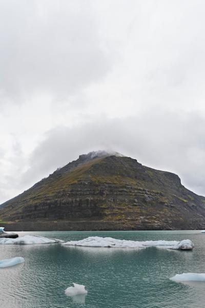 Cloudy Nature Landscape by Lake