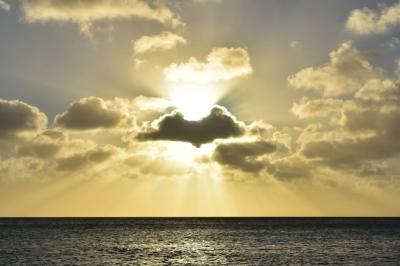 Breathtaking Sunset Sky Over the Ocean