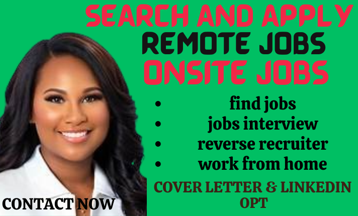 I will reverse recruiter for job search, work from home, apply to remote jobs