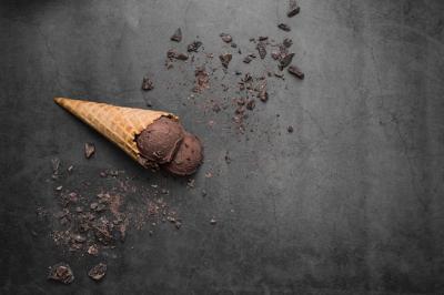 Ice Cream Cone with Copy-Space for Free Download