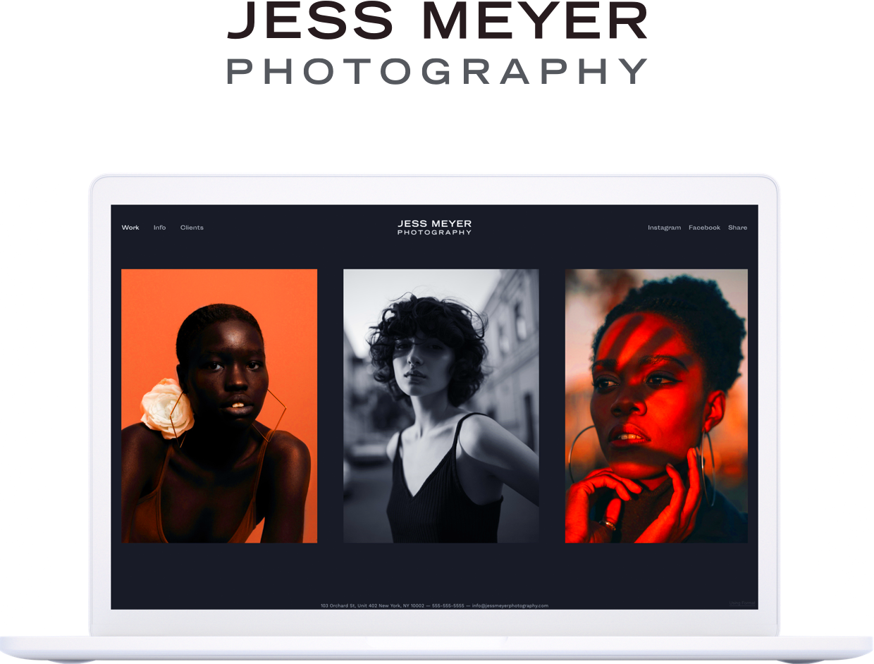 Photography Portfolio Examples For University