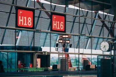 Airport Terminal Gate Number Free Stock Photo Download